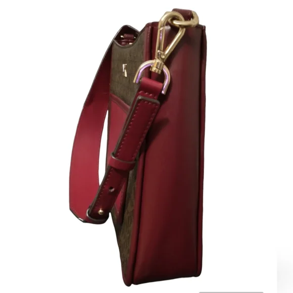 Michael Kors Gloria Signature MK Printed Crossbody Bag - Picture 5 of 16